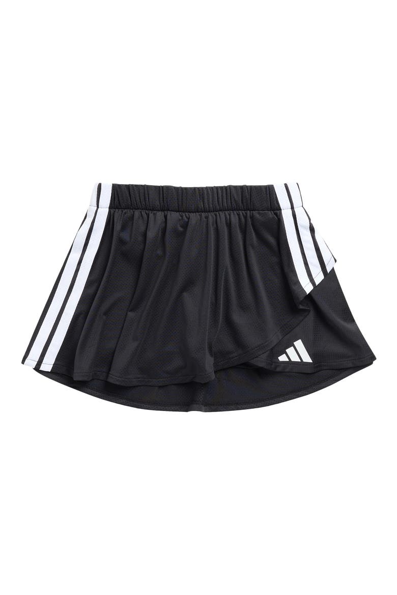 Kids' Faux Wrap Skort, Main, color, BLACK