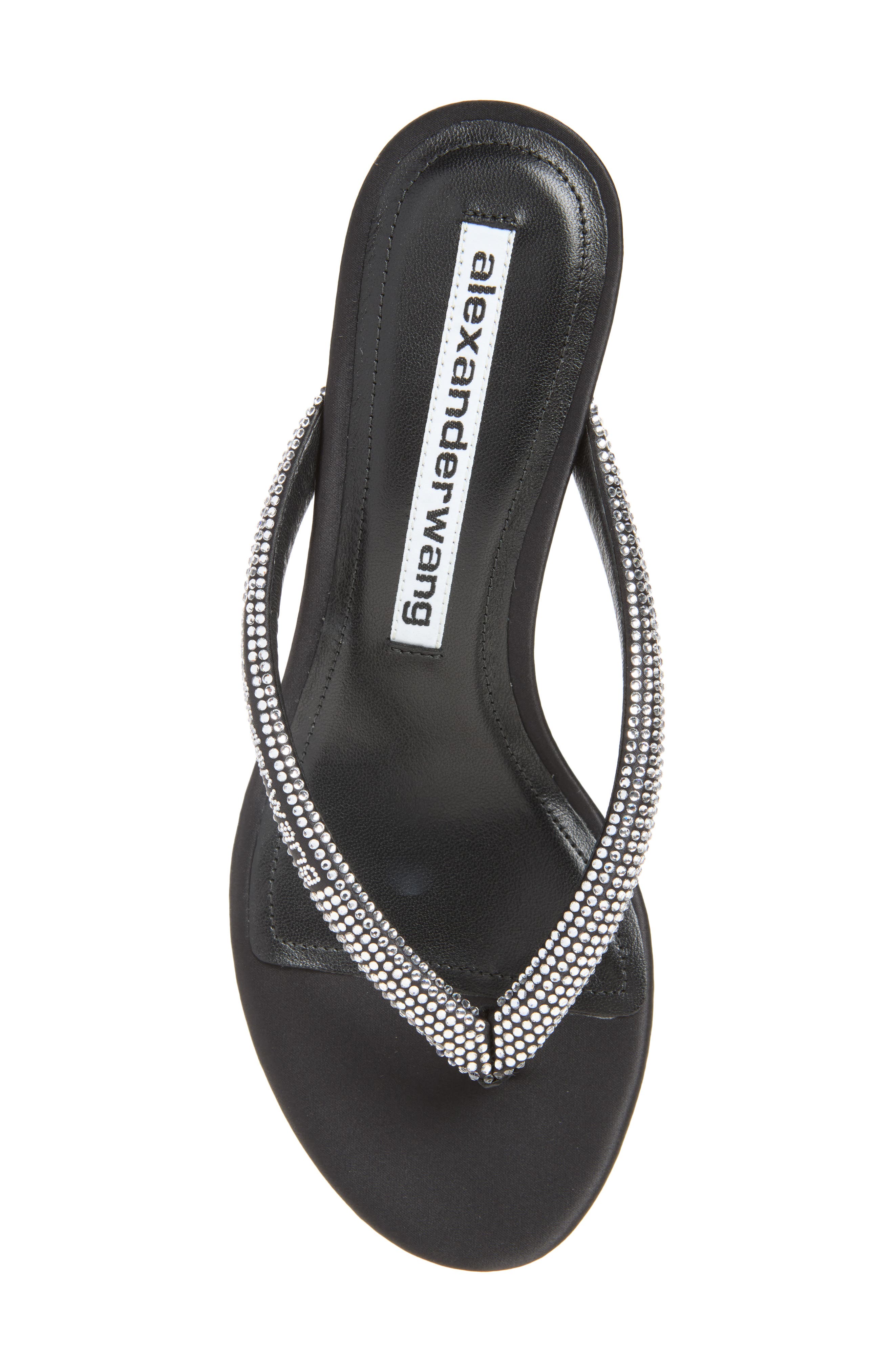 Courtney Thong Sandal, Alternate, color, BLACK/ SILVER