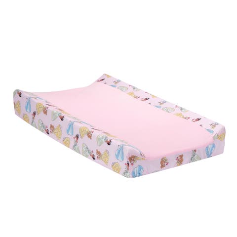 Disney Princesses Changing Pad Cover - Cinderella, Belle & Tiana
