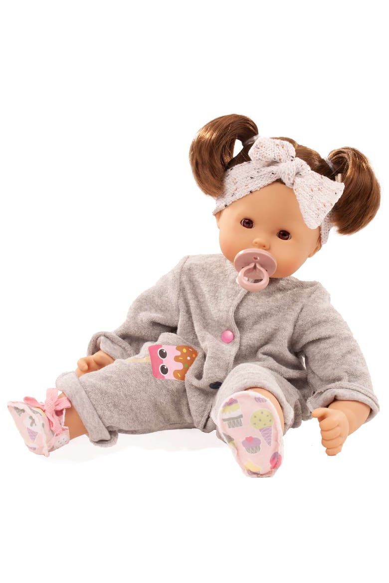 Maxy Muffin Popsicle - 16.5" Soft Baby Doll with Brown Hair to Wash & Style, Main, color, Multicolored