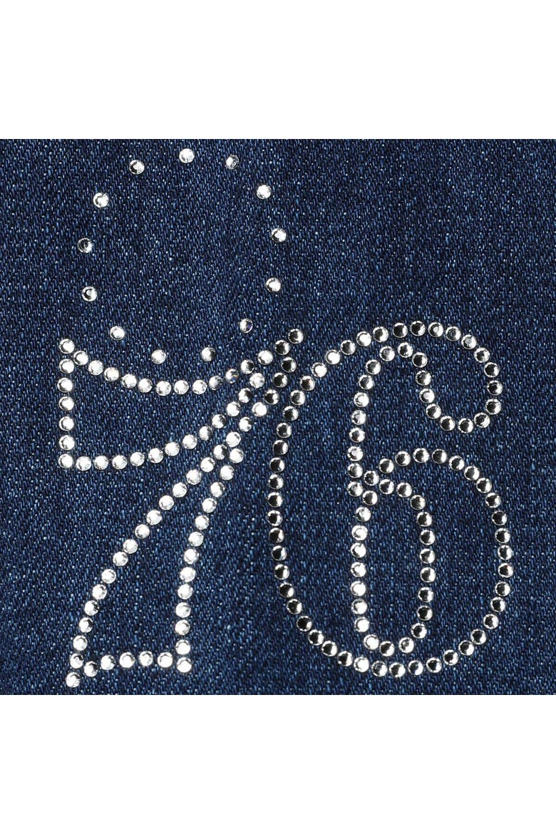 Women's Lusso Blue Philadelphia 76ers Georgie Swarovski Crystals Button-Up Denim Jacket, Alternate, color, Blue
