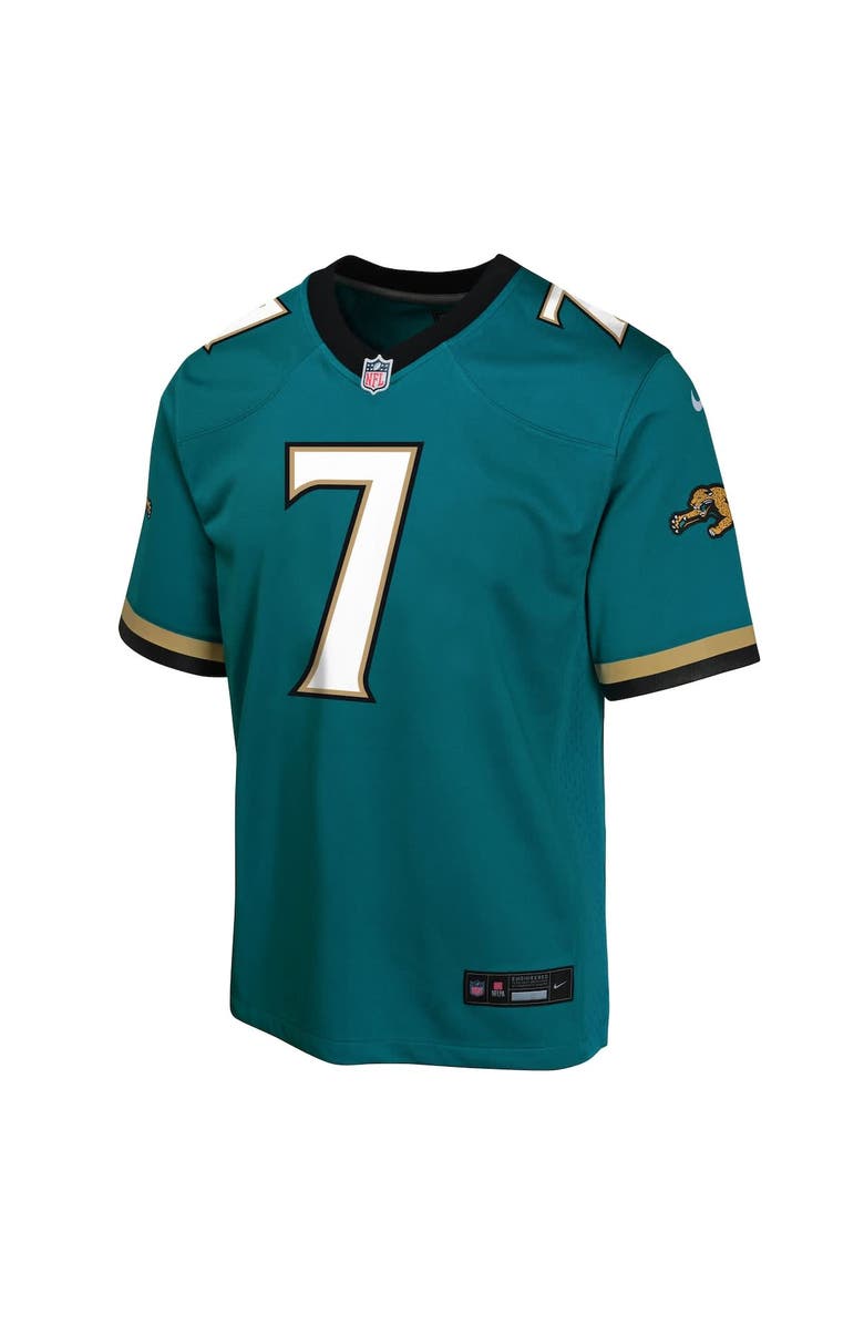 Nike Youth Nike Brian Thomas Jr. Teal Jacksonville Jaguars Alternate 2 Prowler Throwback Game Jersey, Alternate, color, Teal