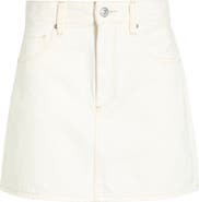PAIGE Bobbi Denim Miniskirt