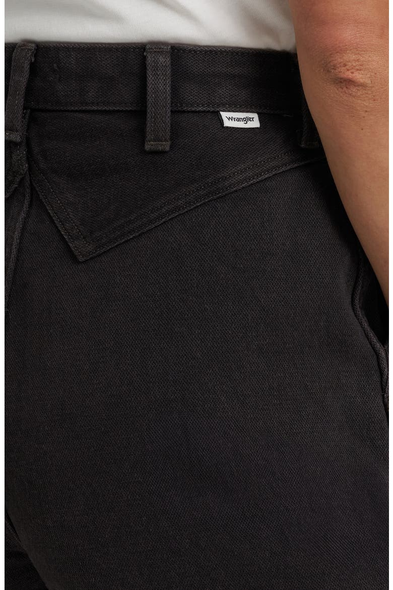 High Waist Ankle Barrel Jeans, Alternate, color, BLACK CHOCOLATE