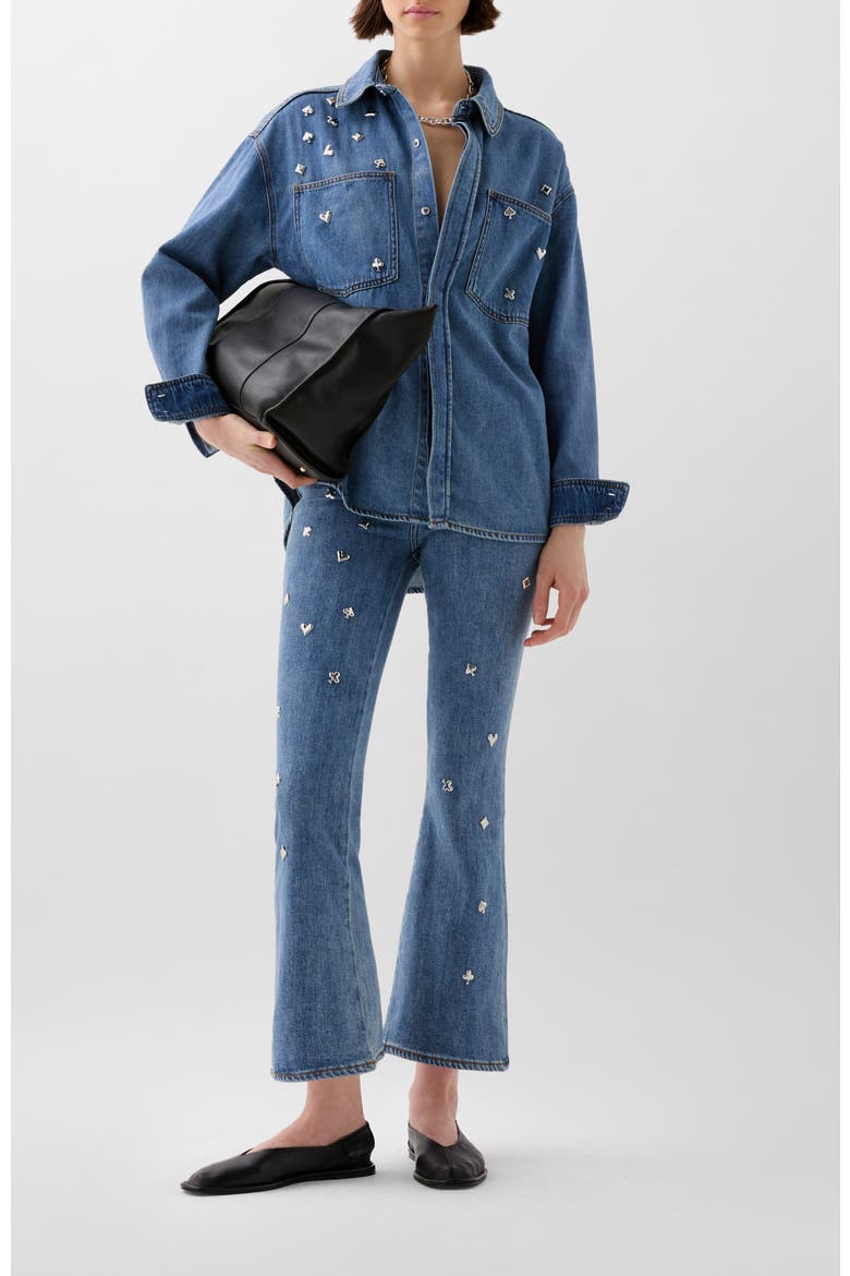 Ankle Pocker Denim Pant, Alternate, color, Blue