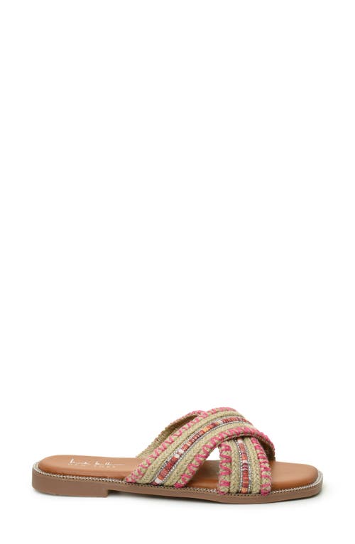 NICOLE MILLER NICOLE MILLER CROSSOVER SLIDE SANDAL 