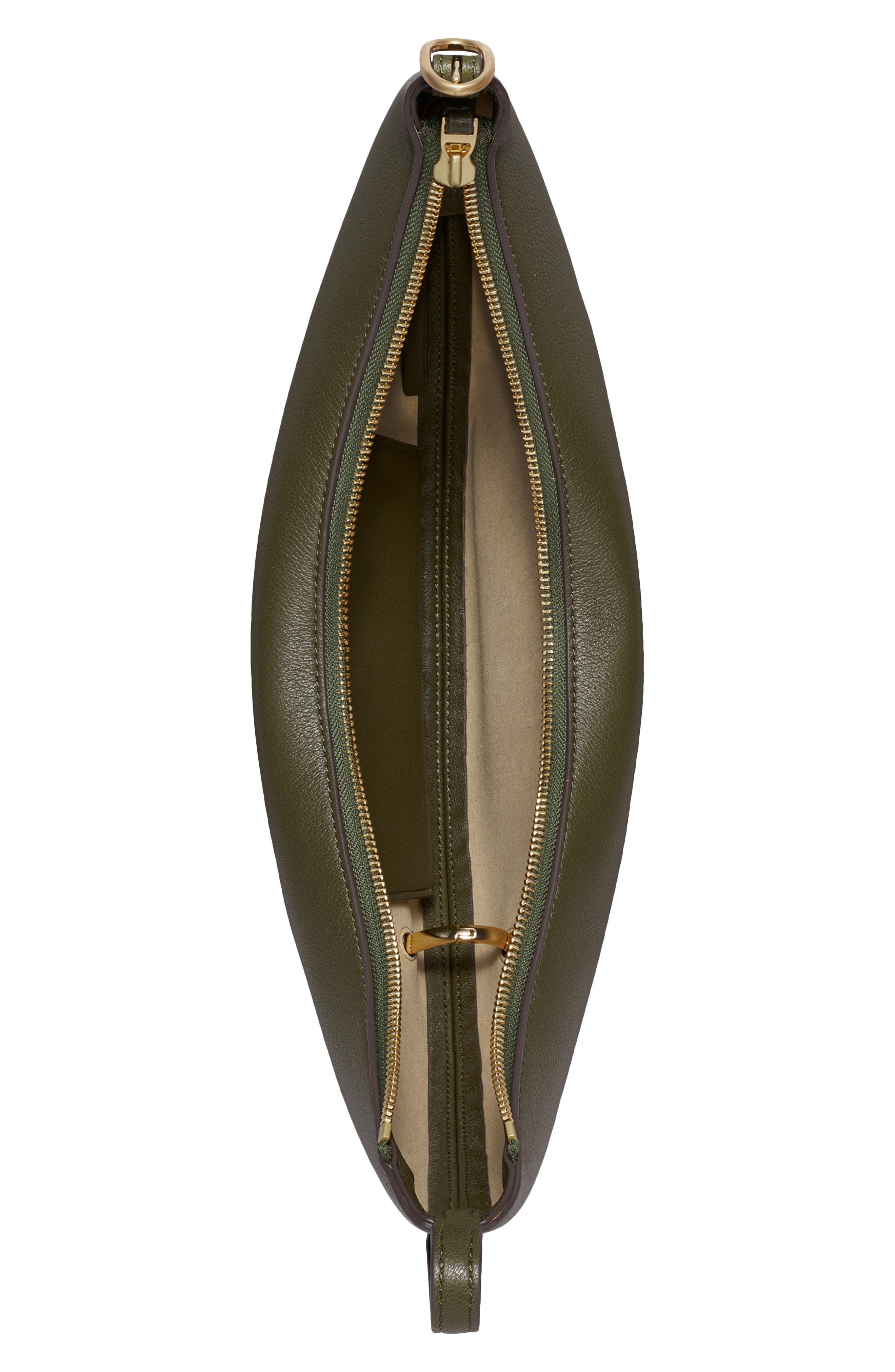 Pierced Leather Crossbody Bag, Alternate, color, LECCIO