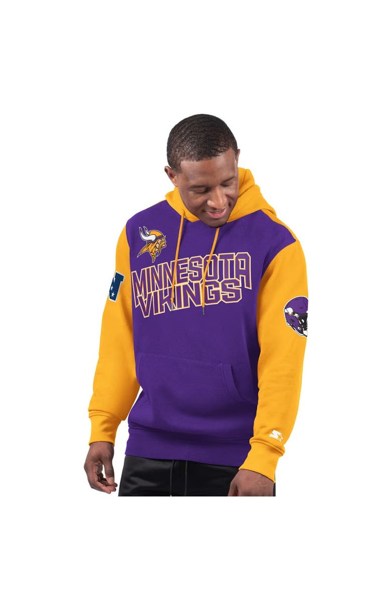 STARTER Men's Starter Purple Minnesota Vikings Extreme Pullover Hoodie, Main, color, Purple