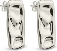 Sterling Forever Monet Molten Bar Stud Earrings