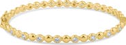 CZ by Kenneth Jay Lane Alternating Cubic Zirconia Bangle Bracelet