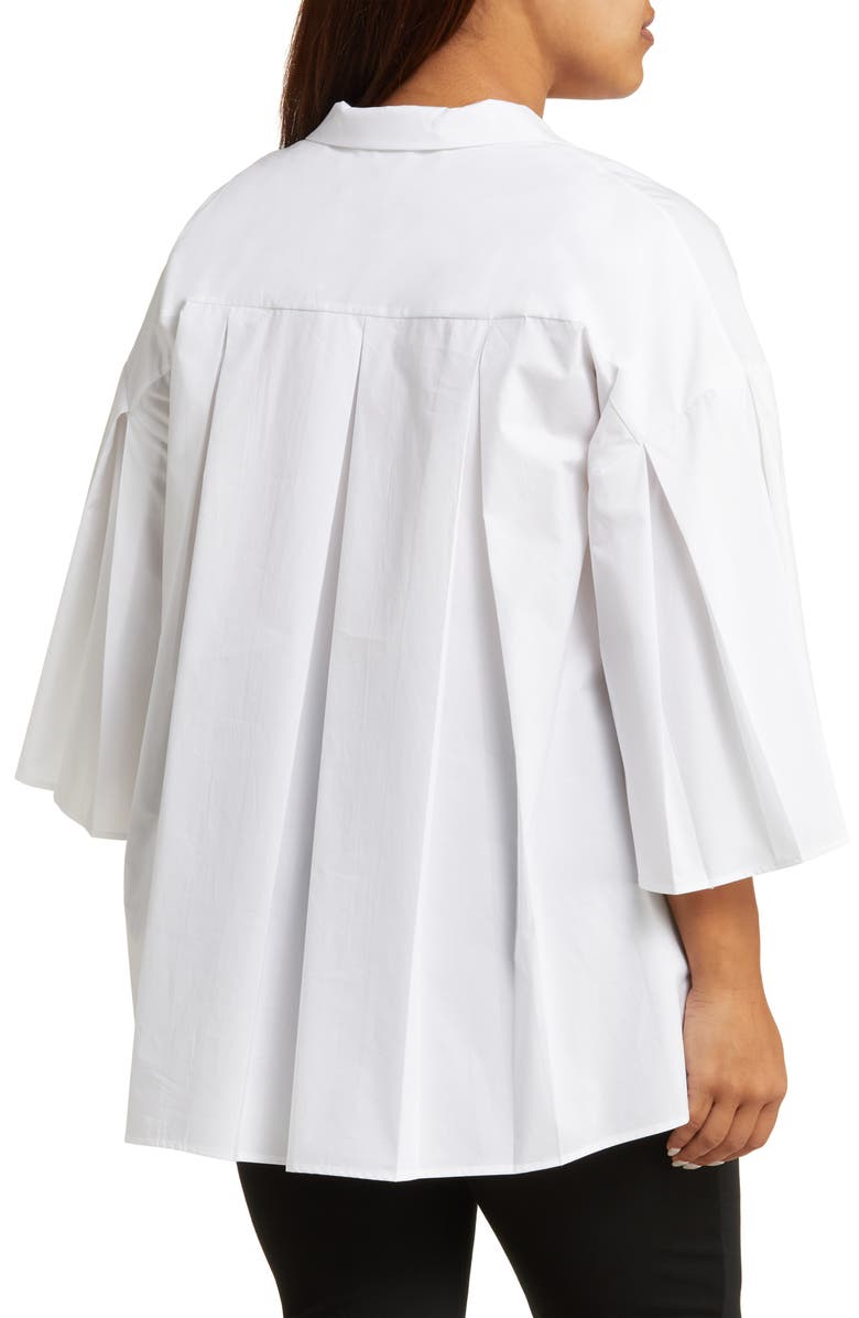 HARSHMAN Maureen Cotton Poplin Tunic Shirt, Alternate, color, 