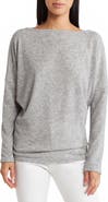 GO COUTURE Boatneck Dolman Sweater