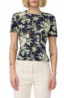 Botanical Short Sleeve Top
