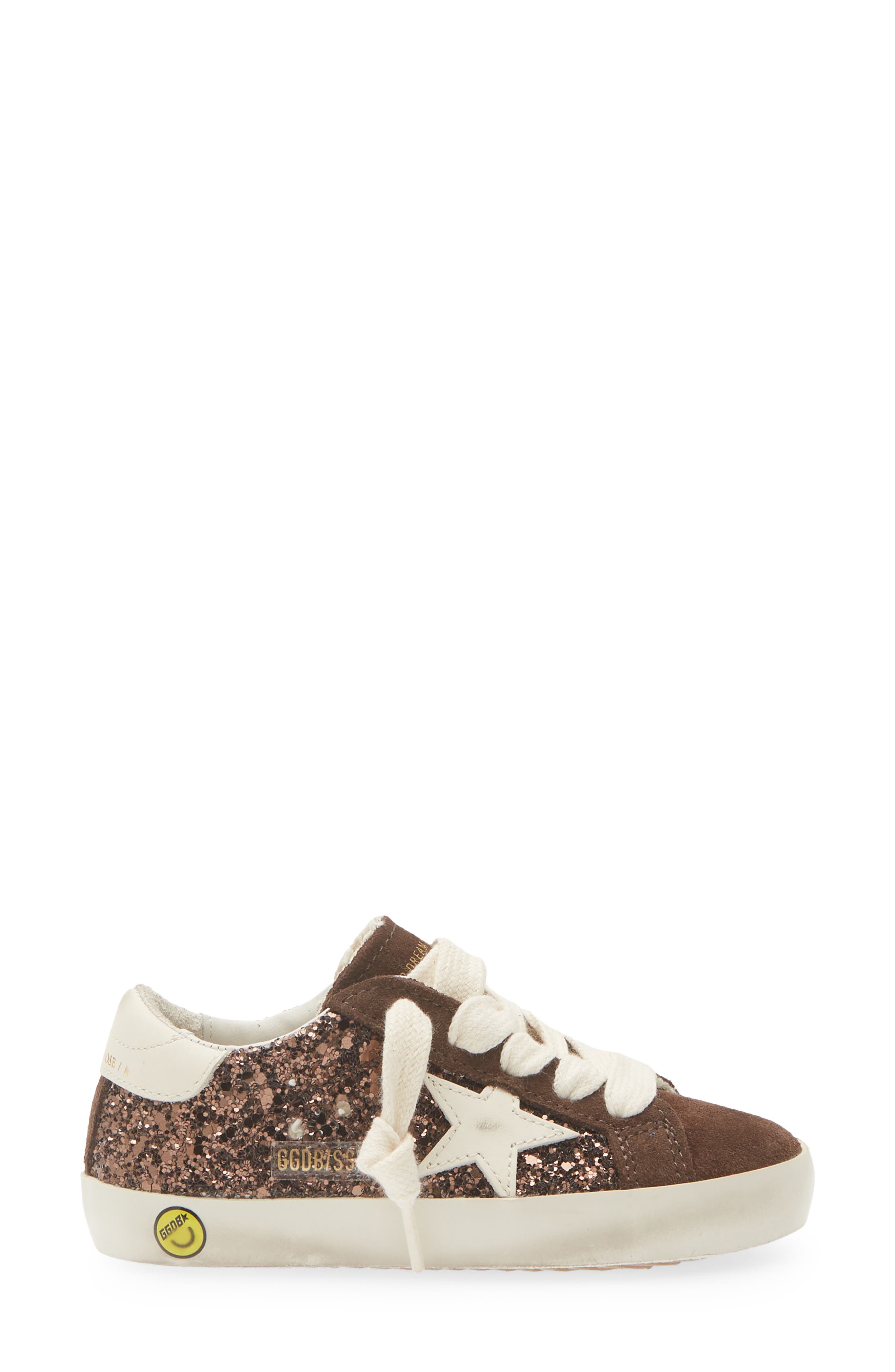 Kids' Super-Star Sneaker, Alternate, color, BROWN/ CREAM