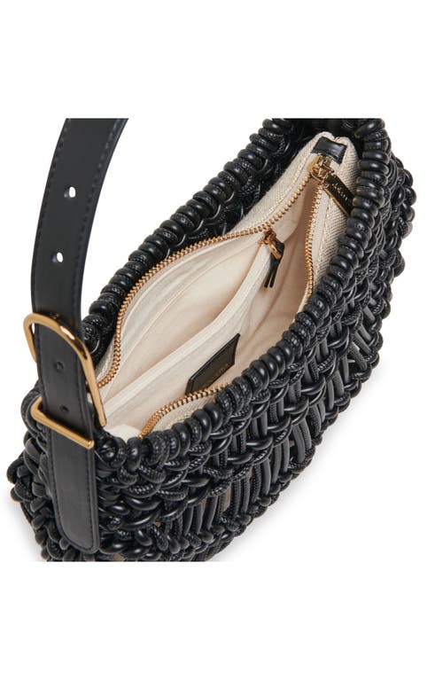 Dolce Vita Cannes Faux Leather Baguette Bag In Black