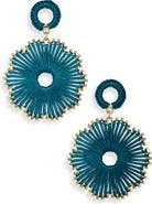 NATASHA Corded Flower Drop Earrings