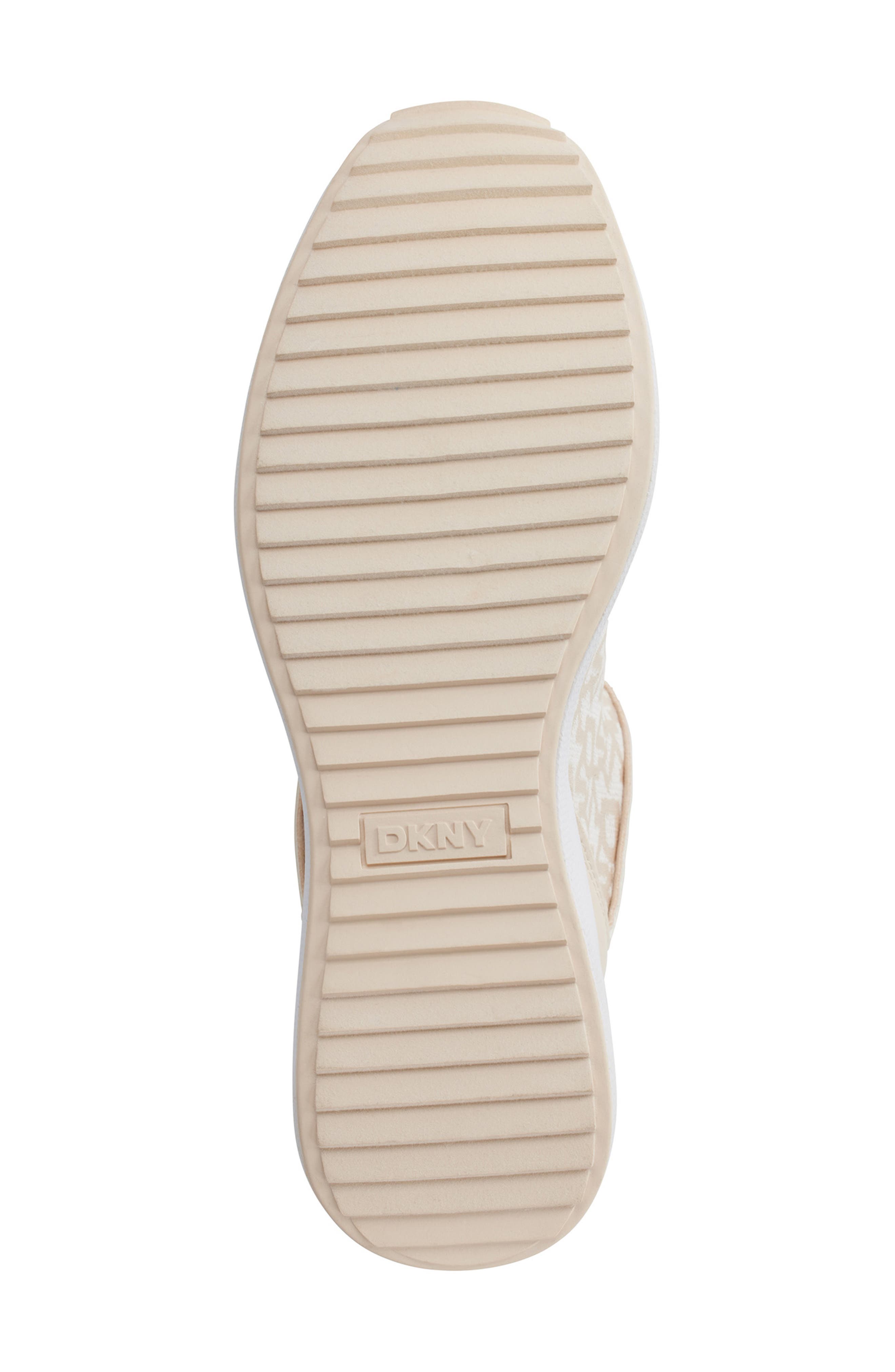 DKNY Kalina Wedge Sneaker, Alternate, color, Hemp
