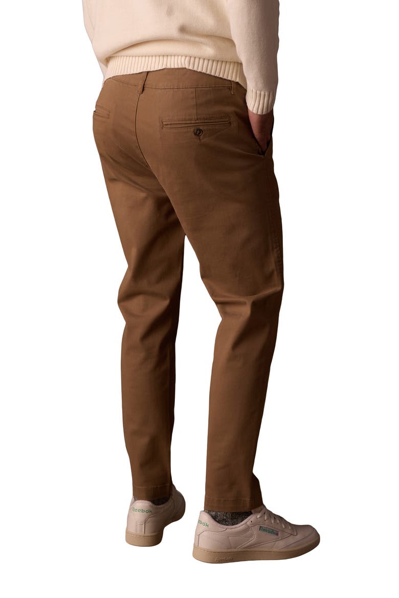 Stretch Straight Leg Chino Pants, Alternate, color, RUSSET