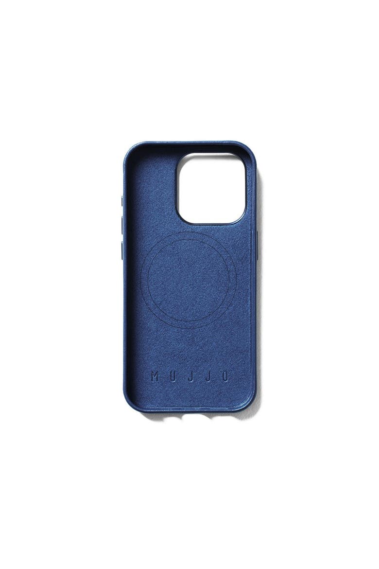 Full Leather Wallet Case for iPhone 15 Pro, Alternate, color, Monaco Blue