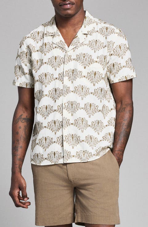 Botanical Cotton Camp Shirt