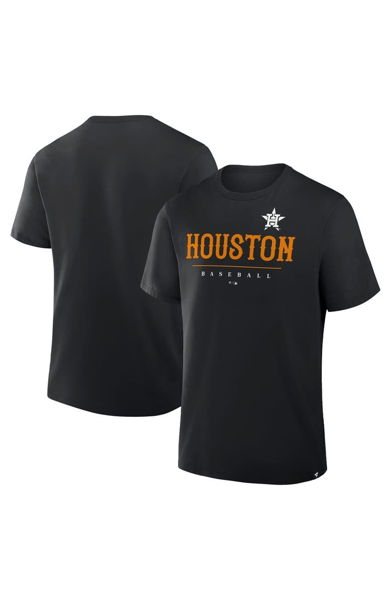 FANATICS Men's Fanatics Black Houston Astros Color Pop Legacy Clubhouse T-Shirt, Main, color, Black