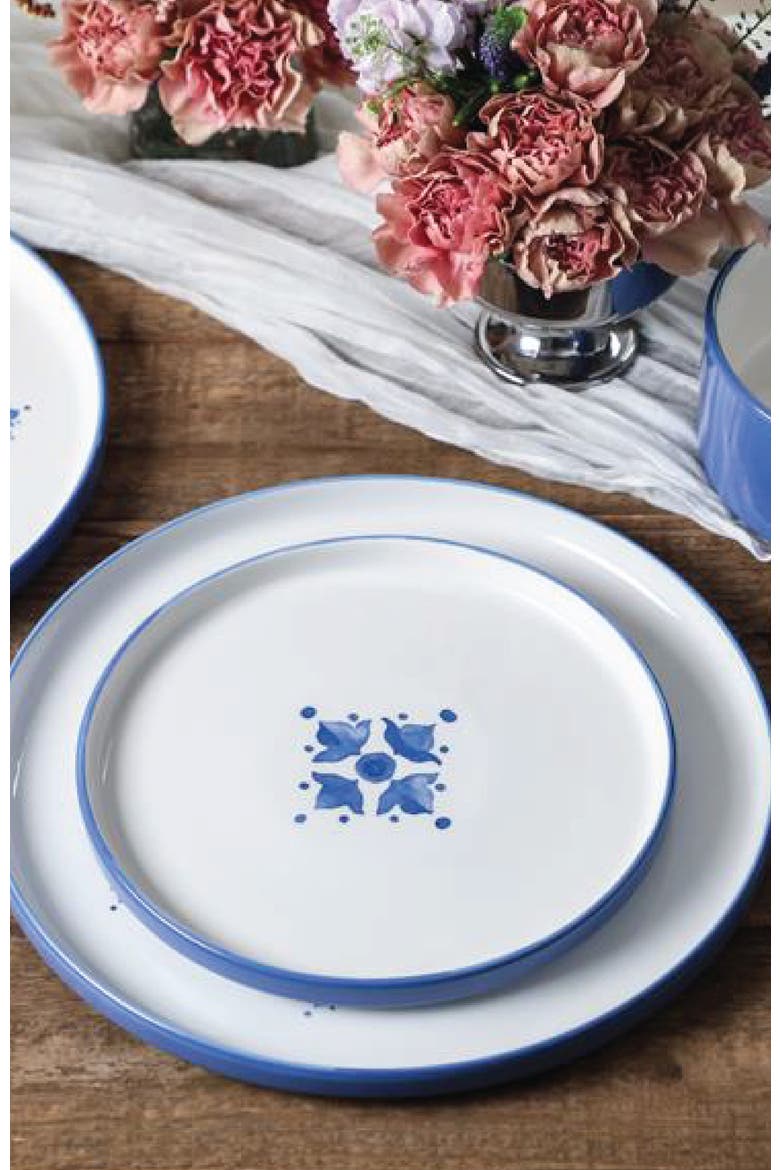 Cobalt Porcelain 24-Piece Dinnerware Set, Alternate, color, Blue