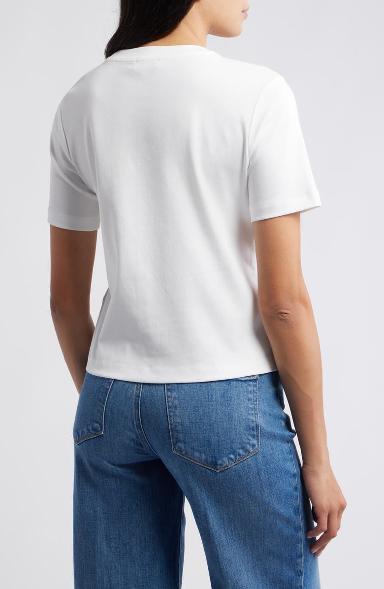 Mavi Jeans Cotton Crewneck T-Shirt, Alternate, color, White