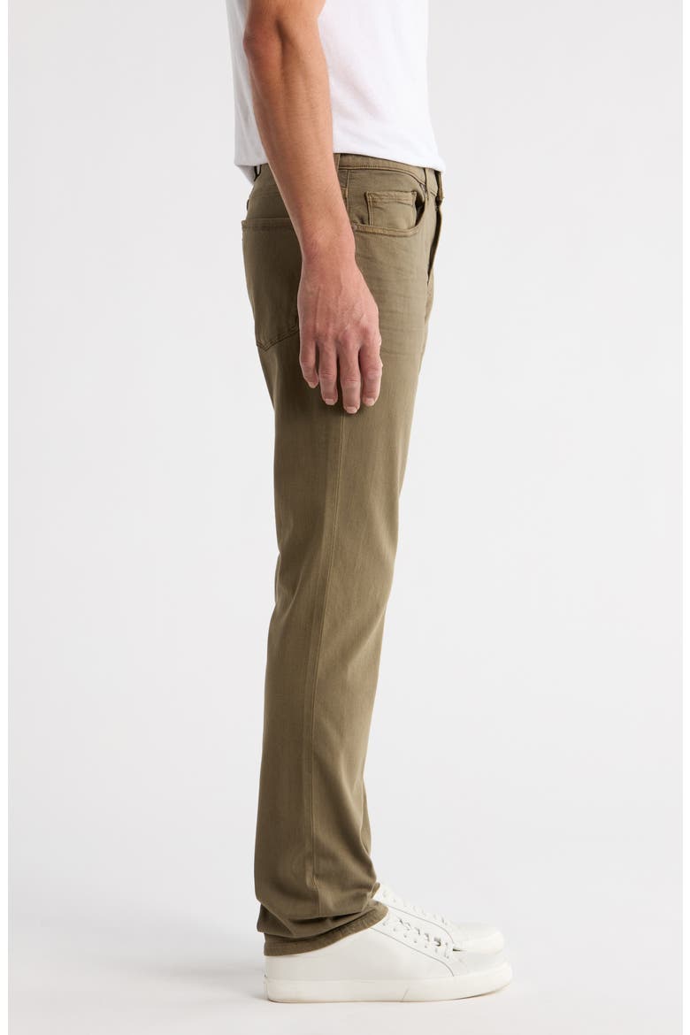 Transcend Normandie Straight Stretch Jeans, Alternate, color, VINTAGE DESERT TAUPE
