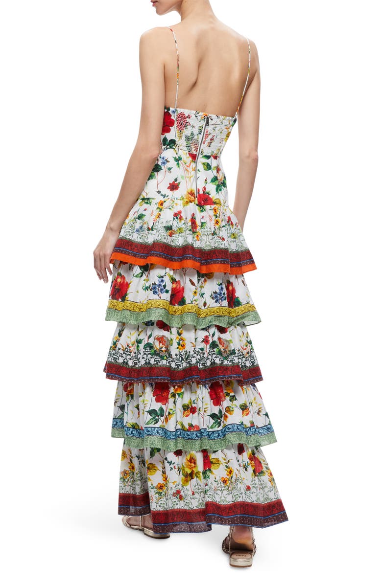 Alice Olivia Valencia Floral Tiered Cotton Dress Nordstrom alice-olivia-valencia-floral-tiered-cotton-dress-nordstrom