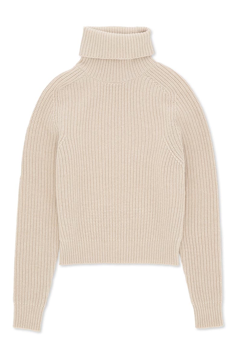 Cashmere Turtleneck Sweater, Main, color, Cream