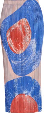 Pleats Please Issey Miyake Backlight Pleated Midi Skirt