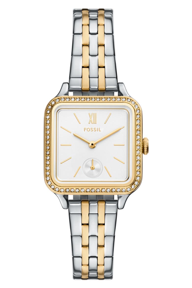 Colleen Two-Tone Bracelet Watch, 28mm, Main, color, 2-TONE