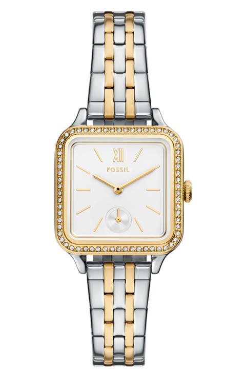Colleen Two-Tone Bracelet Watch, 28mm