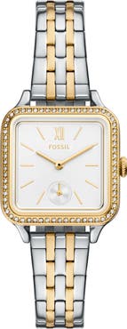 Fossil Colleen Two-Tone Bracelet Watch, 28mm