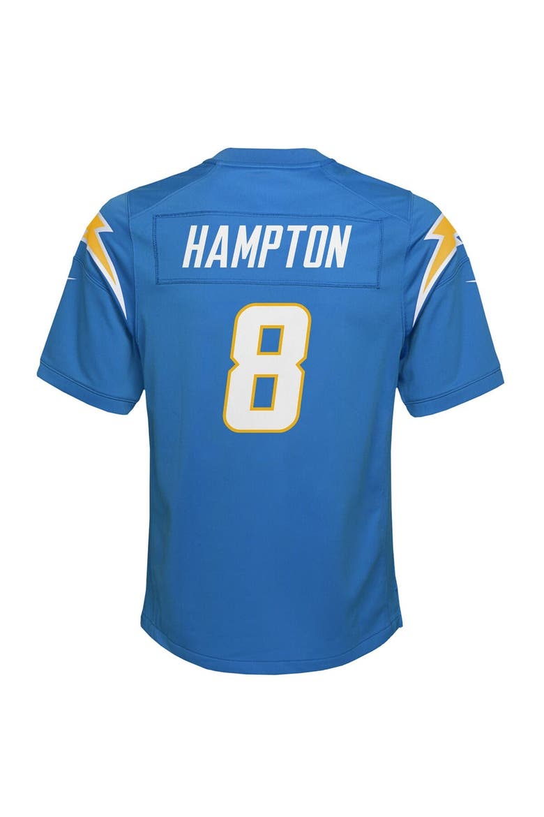 Youth Nike Omarion Hampton Powder Blue Los Angeles Chargers Team Game Jersey, Alternate, color, Powder Blue