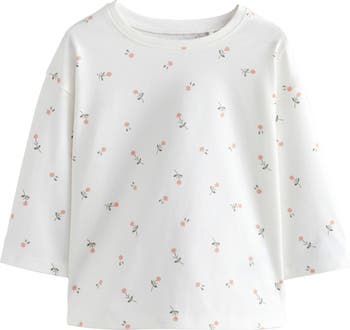 Kids' Assorted 4-Pack Long Sleeve Cotton T-Shirts