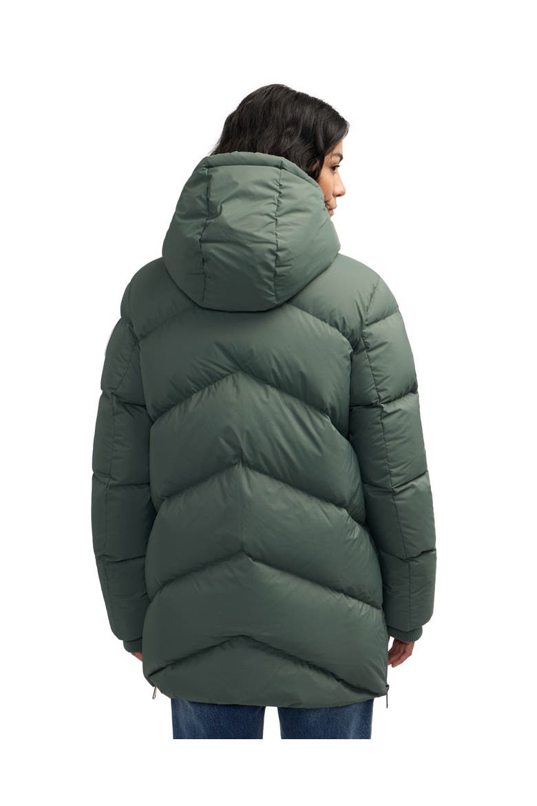 Women's Fallon Boxy Inverted Chevron Quilted Puffer, Alternate, color, Olive Oil