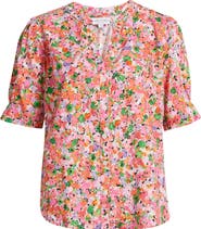 Michael Stars Roxanne Short Sleeve Button-Up Shirt