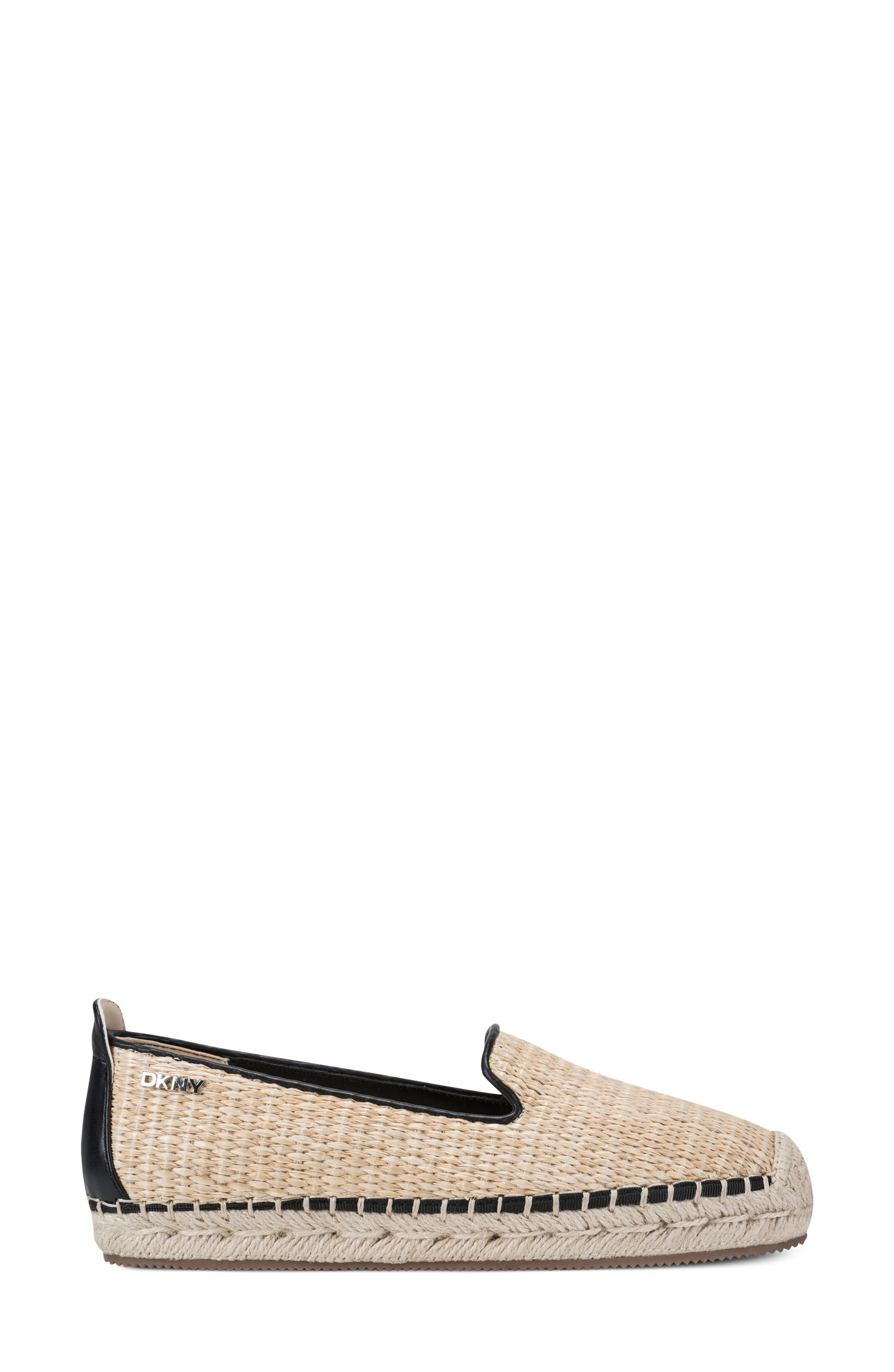 Mallandra Platform Espadrille Flat, Alternate, color, NATURAL/ BLACK