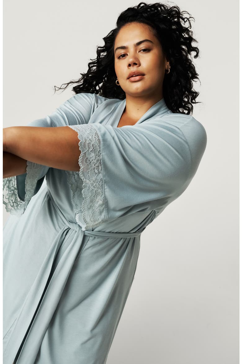 Lace Robe, Alternate, color, SHADOW GREEN