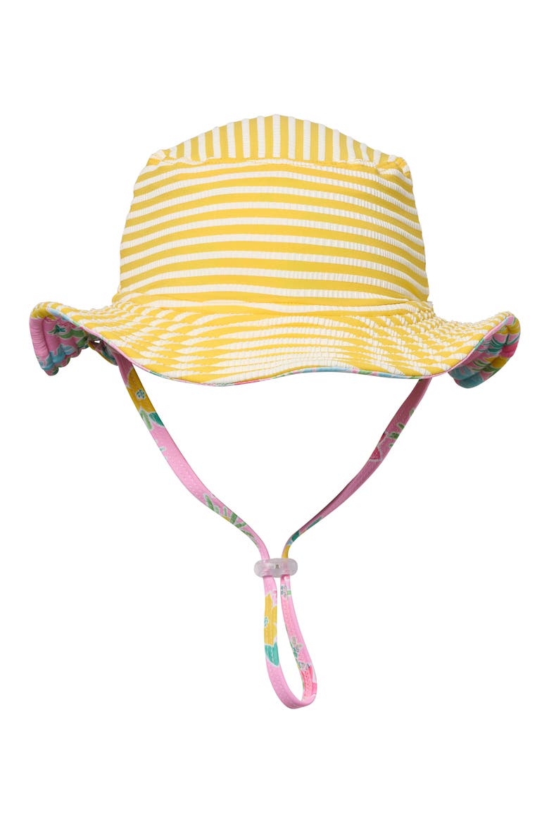 Buttercup Bloom Reversible Bucket Hat, Alternate, color, PINK