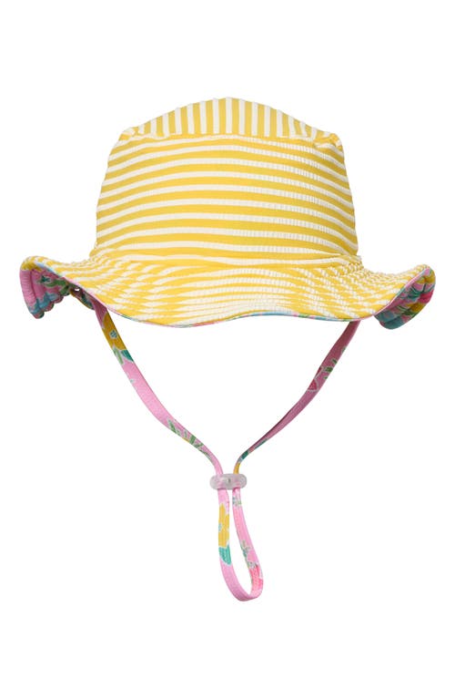 Snapper Rock Buttercup Bloom Reversible Bucket Hat In Pink