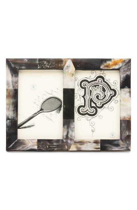 Essen Dark Double Picture Frame