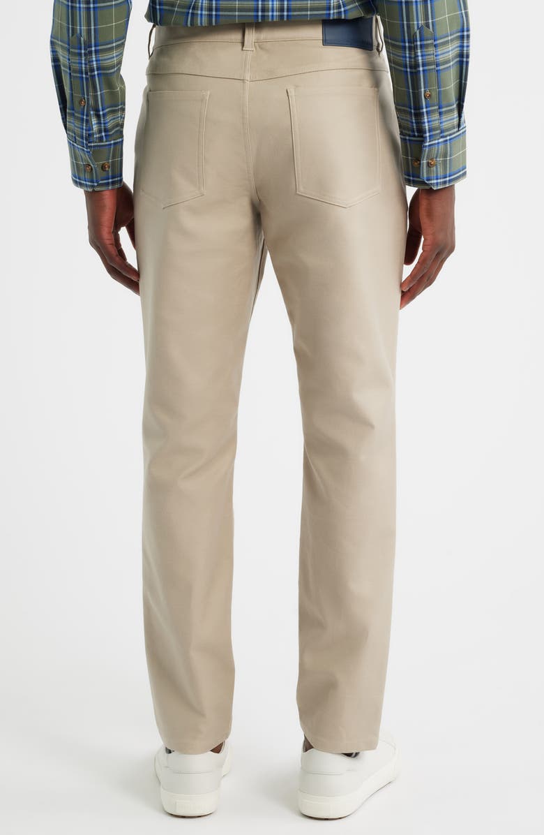 Mizzen+Main Mayfield Slim Fit Five-Pocket Twill Pants, Alternate, color, Light Khaki