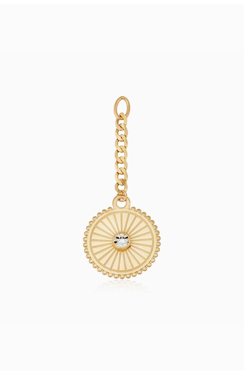Oradina 14K Gold Stellar Pendant Charm, Main, color,