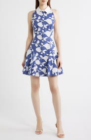 Milly Maxine Floral Embroidered Minidress