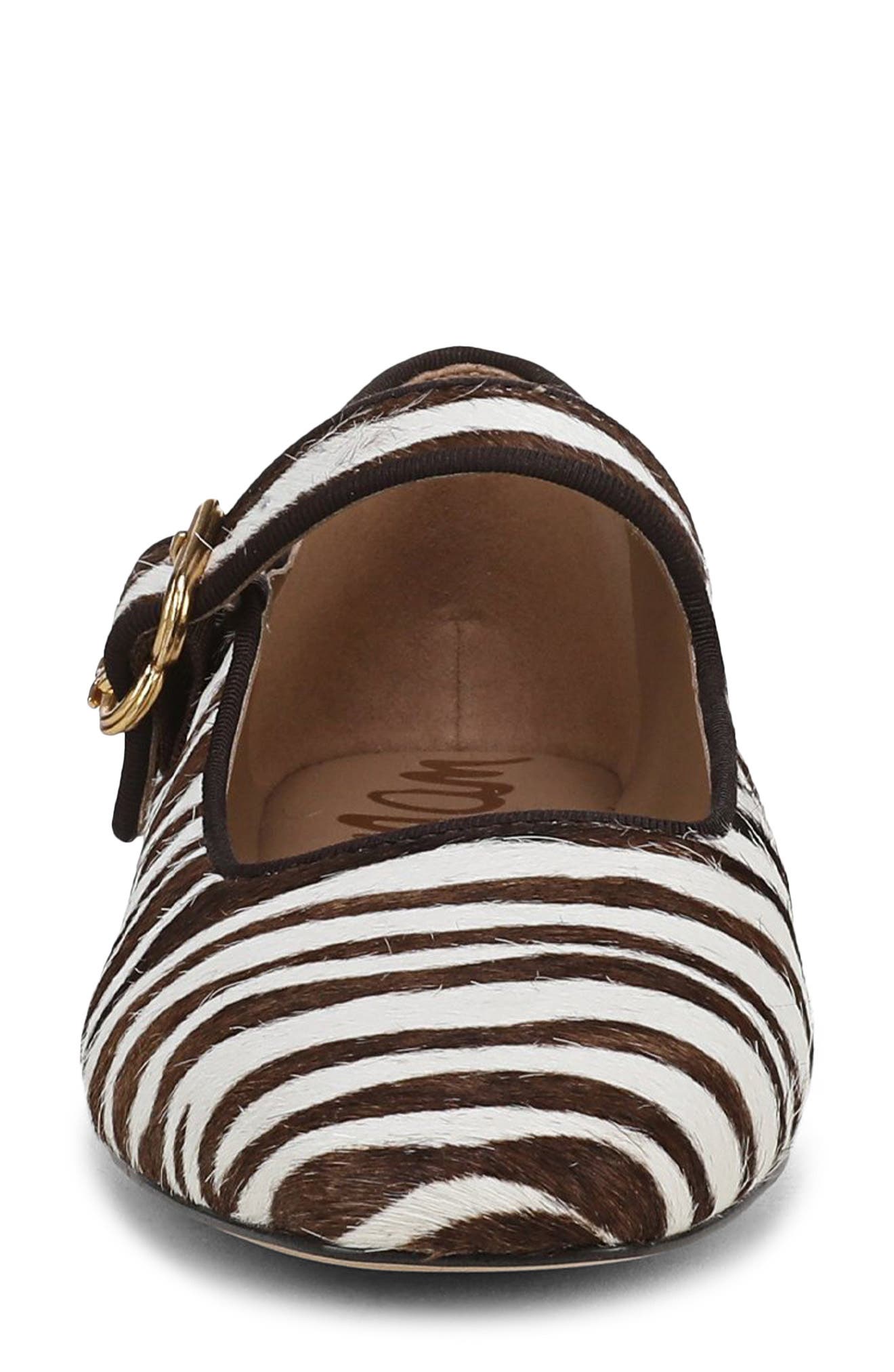 Michaela Mary Jane Flat, Alternate, color, CHOCOLATE/ IVORY
