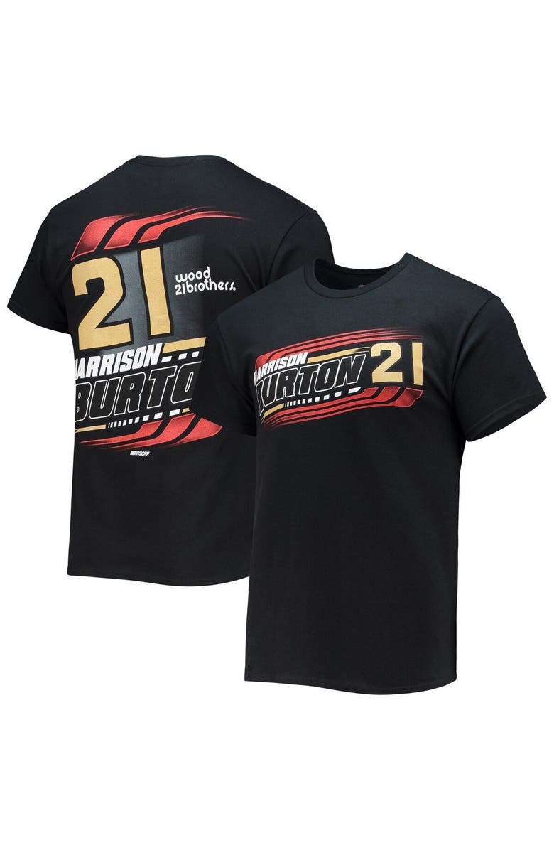 CHECKERED FLAG Men's Checkered Flag Black Harrison Burton Hi-Octane T-Shirt, Main, color, Black