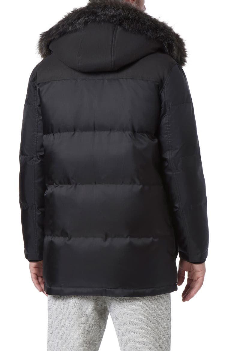 Tripp Water Resistant Parka, Alternate, color, BLACK