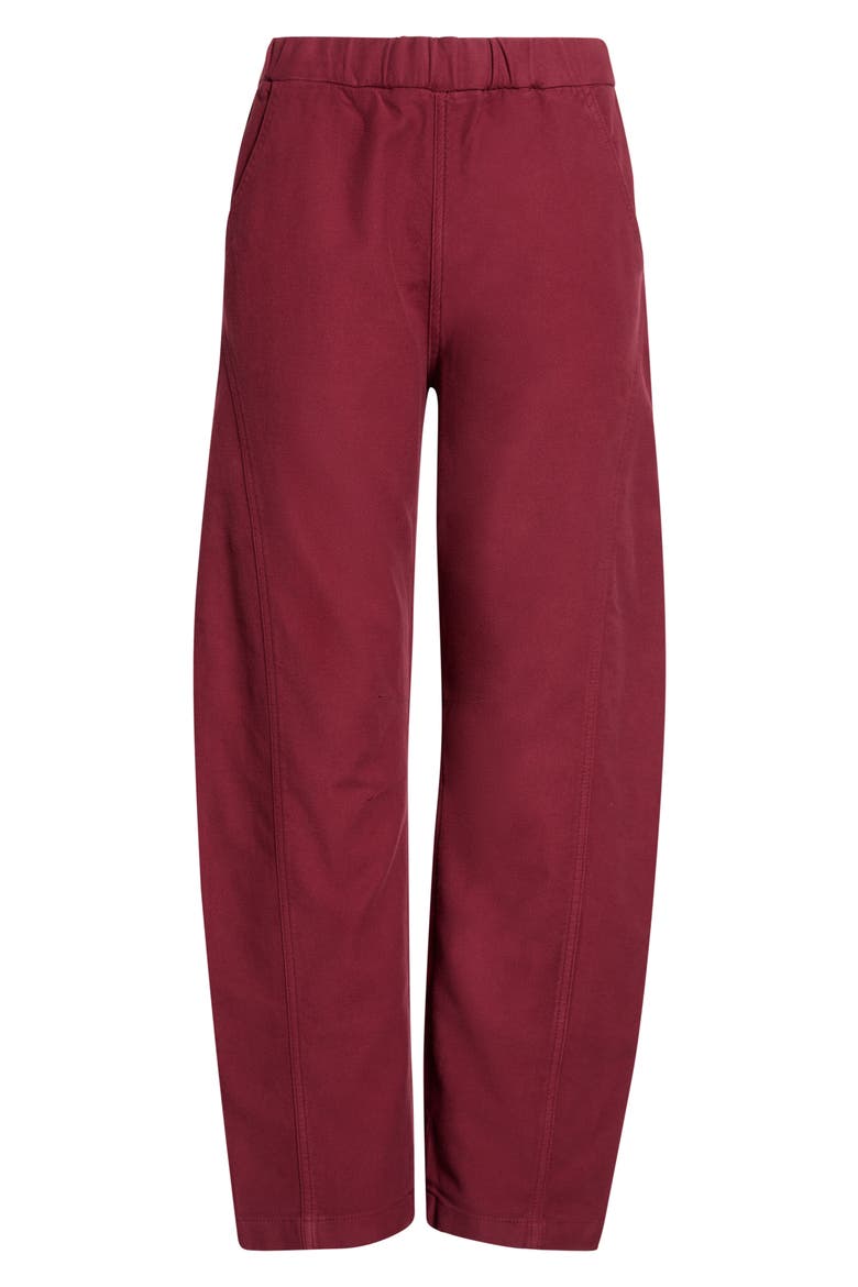 Jessie Barrel Leg Pants, Main, color, CRIMSON